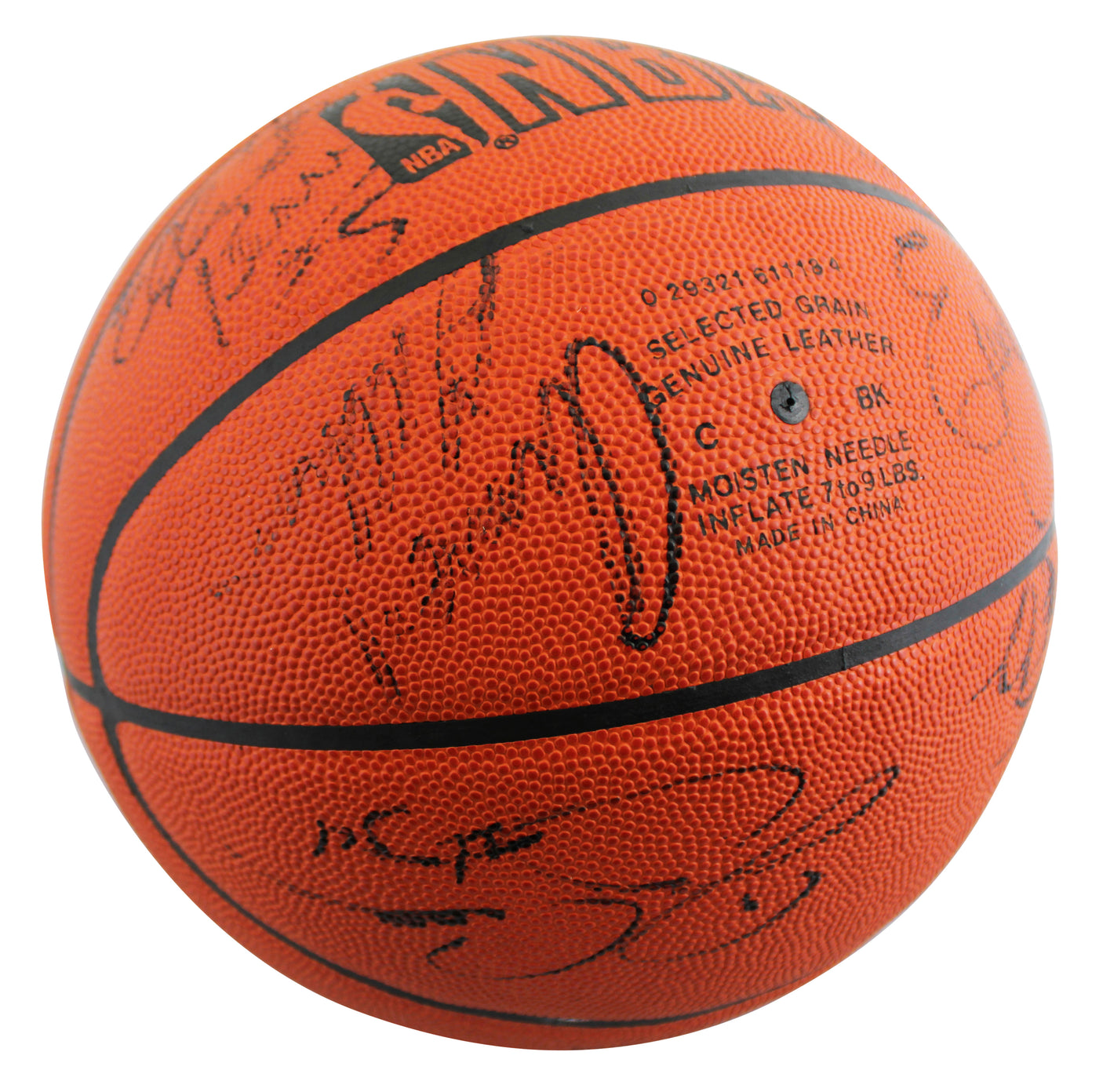 1997-98 Bucks (13) Allen, Robinson, Brandon Signed NBA Basketball BAS #AE13997