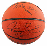 1993-94 76ers (11) Malone, Woolridge, Hornacek Signed Basketball BAS #AE13996