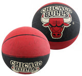 Bulls Michael Jordan Signed Chicago Bulls Mini Logo Basketball BAS #AE13994