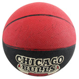 Bulls Michael Jordan Signed Chicago Bulls Mini Logo Basketball BAS #AE13994