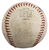 1973 Braves Niekro, Evans & Johnny Bench Signed Major League Baseball BAS LOA