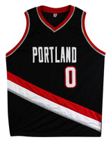 Damian Lillard Authentic Signed Black Pro Style Jersey Autographed BAS 2
