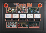 The Karate Kid (5) Morita, Macchio, Zabka, Shue & Kove Signed Framed Display BAS