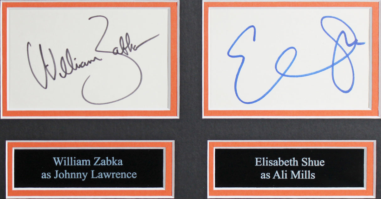 The Karate Kid (5) Morita, Macchio, Zabka, Shue & Kove Signed Framed Display BAS