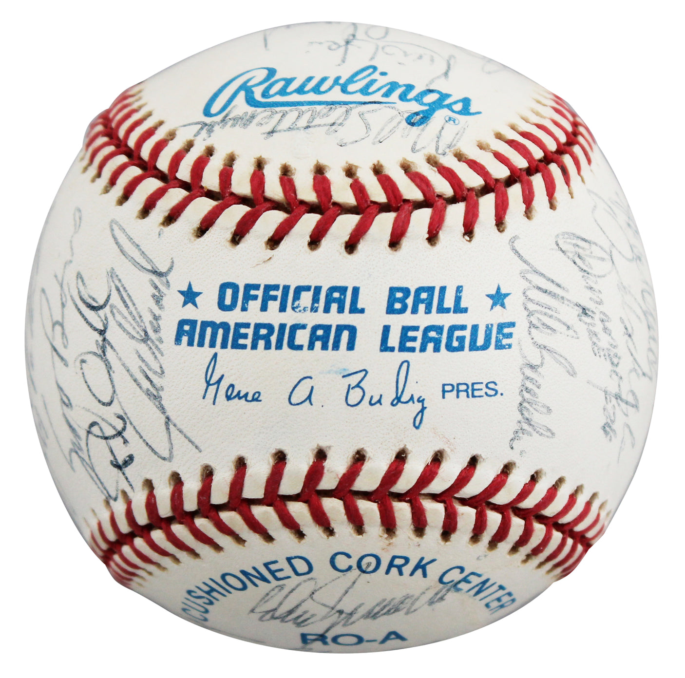 1998 Yankees (31) Torre, Rivera, Raines Signed WS Logo OML Baseball BAS #AE13971