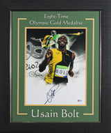 Usain Bolt Authentic Signed 11x14 Framed Vertical Photo Autographed BAS #H78623