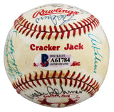 1982 Cracker Jacks (19) Maris, Robinson, Killebrew Signed Baseball BAS #A61784