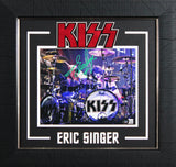 Eric Singer KISS Authentic Signed 8x10 Framed Photo Autographed BAS #BA73095
