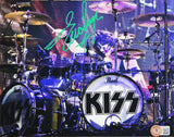 Eric Singer KISS Authentic Signed 8x10 Framed Photo Autographed BAS #BA73095