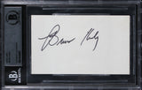 Bruno Kirby City Slickers Authentic Signed 3x5 Index Card BAS Slabbed 2