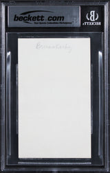 Bruno Kirby City Slickers Authentic Signed 3x5 Index Card BAS Slabbed 2