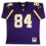 Vikings Randy Moss "2x Insc" Signed Purple 1998 M&N TB Jersey BAS Witnessed