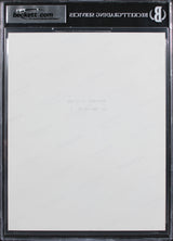 Black Sabbath (4) Osbourne, Butler, Ward & Iommi Signed 8x10 Photo BAS Slabbed