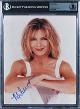 Michelle Pfeiffer Dangerous Minds Authentic Signed 8x10 Photo BAS Slabbed
