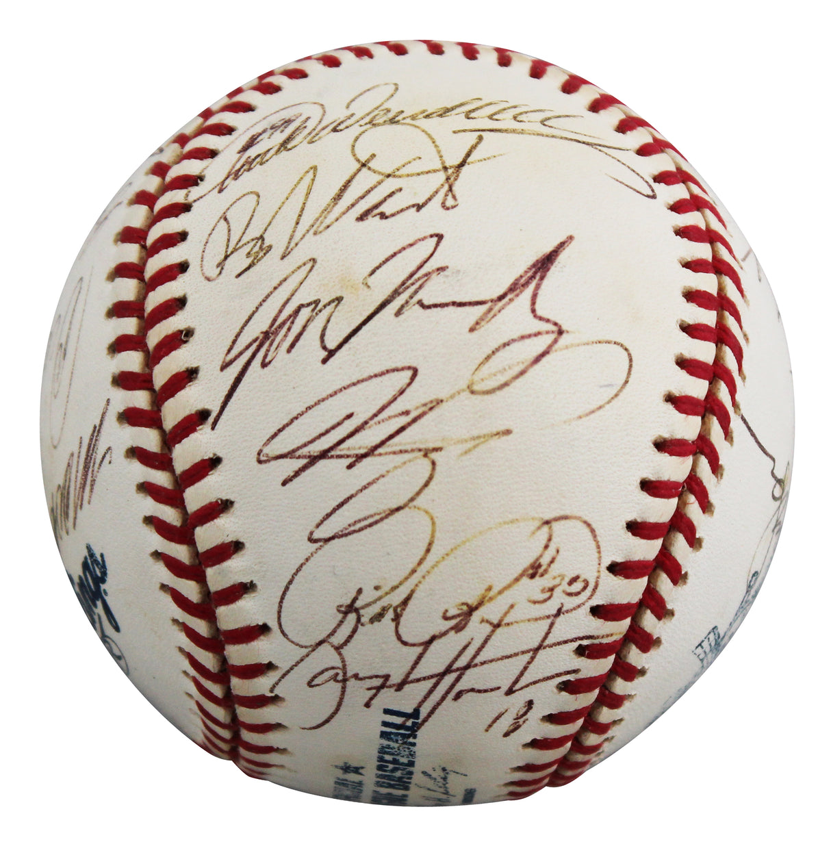 2000 Mets (20) Valentine, Piazza, Ventura Signed ONL Baseball BAS #AG007241