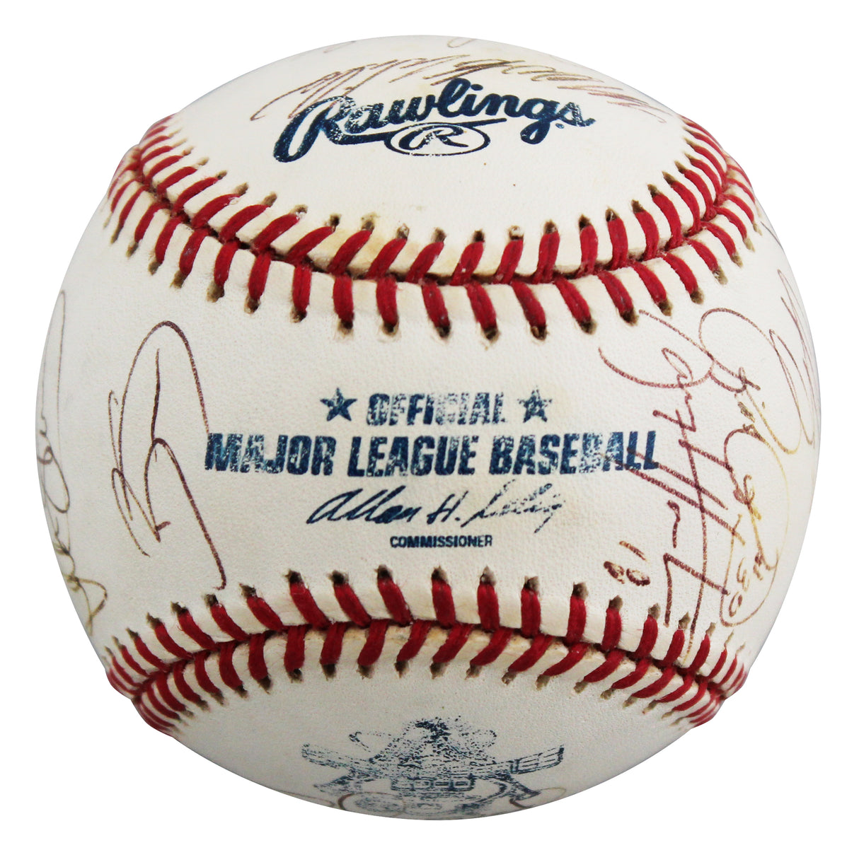 2000 Mets (20) Valentine, Piazza, Ventura Signed ONL Baseball BAS #AG007241