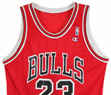 Bulls Michael Jordan "Thanks For Everything" Signed Red Champion Jersey BAS LOA