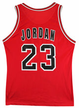 Bulls Michael Jordan "Thanks For Everything" Signed Red Champion Jersey BAS LOA