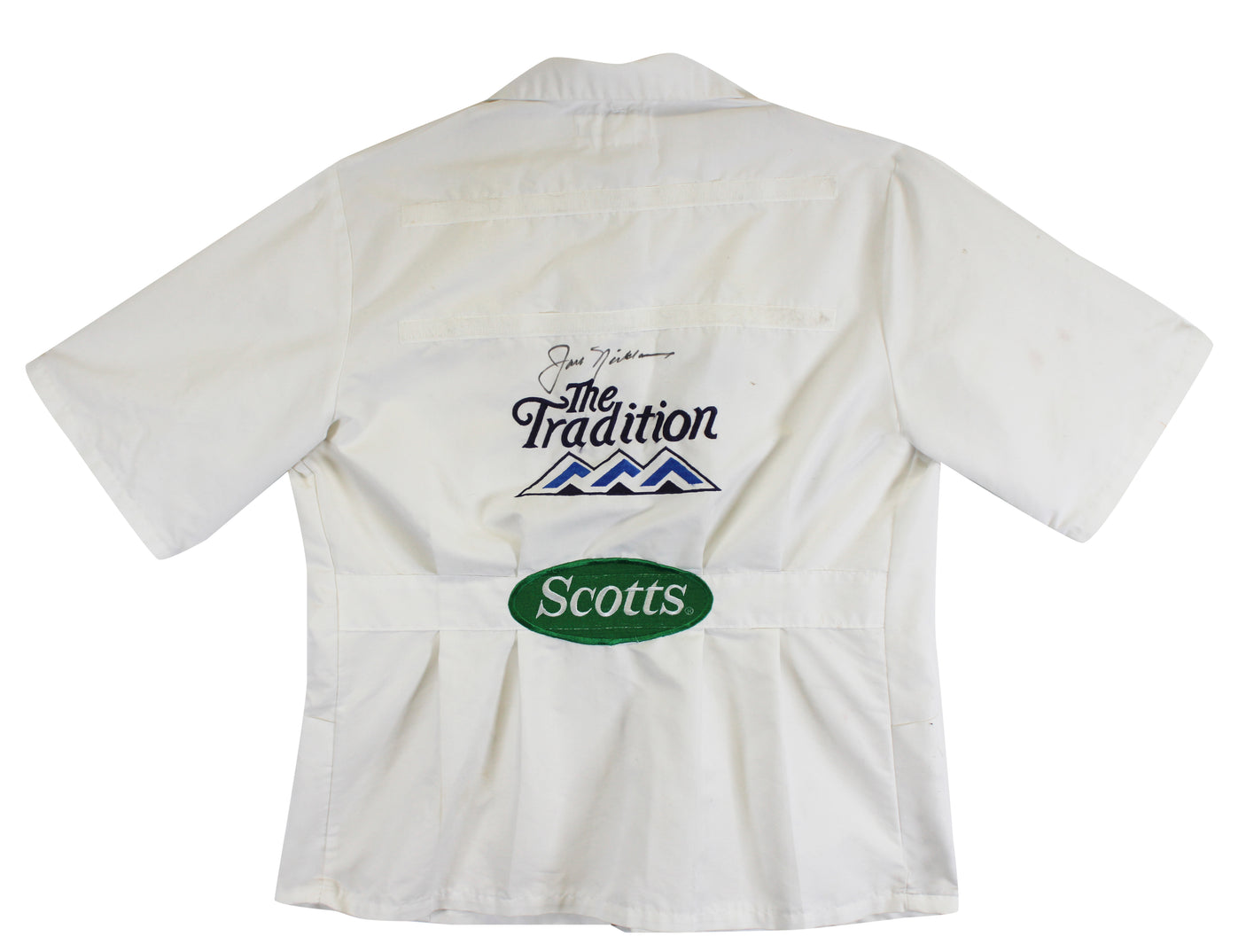 Jack Nicklaus Authentic Signed The Tradition Caddy Bib Shirt BAS #AE14000