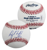 Rangers Wyatt Langford Authentic Signed Robert Manfred OML Baseball JSA #AU76574