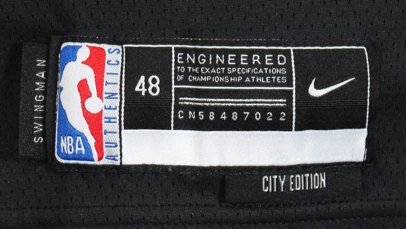 Thunder Shai Gilgeous-Alexander Signed Black Nike Swingman Jersey JSA #CE51910