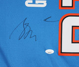Thunder Shai Gilgeous-Alexander Signed Blue Nike Icon Ed. Jersey JSA #CA49718