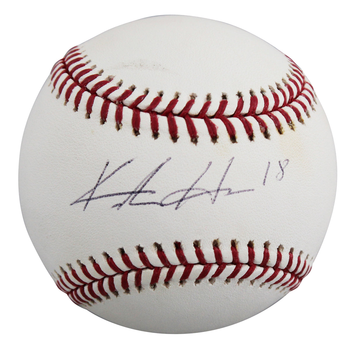 Brewers Keston Hiura Authentic Signed Robert Manfred OML Baseball BAS #W56922
