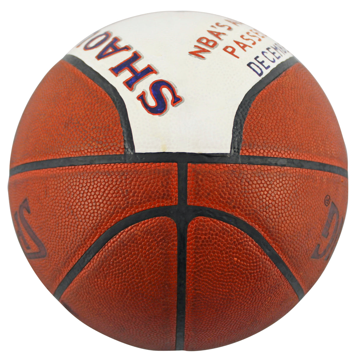 Shaquille O'Neal Game Used Basketball Reaching 8th On NBA Career Scoring List