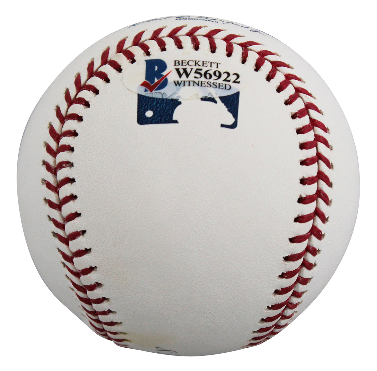 Brewers Keston Hiura Authentic Signed Robert Manfred OML Baseball BAS #W56922