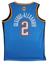 Thunder Shai Gilgeous-Alexander Signed Blue Nike Icon Ed. Jersey JSA #CD42320