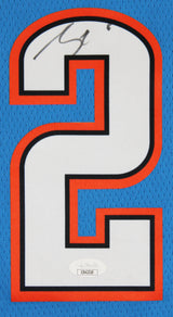 Thunder Shai Gilgeous-Alexander Signed Blue Nike Icon Ed. Jersey JSA #CD42320