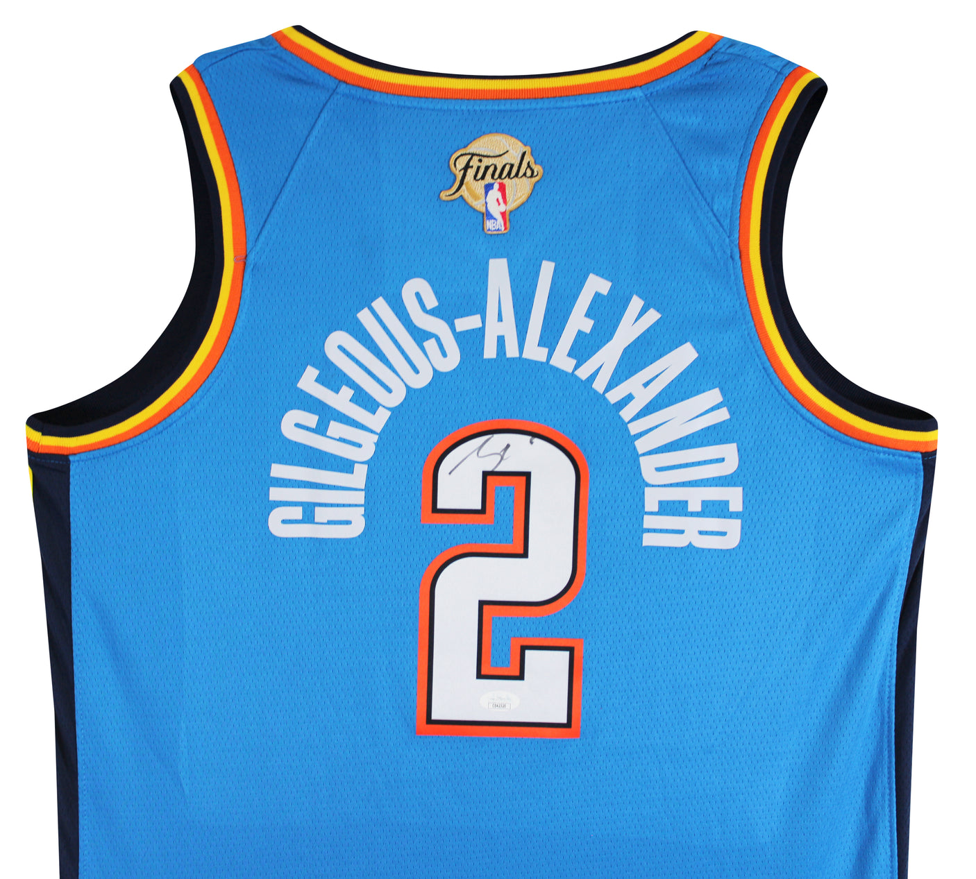 Thunder Shai Gilgeous-Alexander Signed Blue Nike Icon Ed. Jersey JSA #CD42320