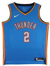 Thunder Shai Gilgeous-Alexander Signed Blue Nike Icon Ed. Jersey JSA #CD42320