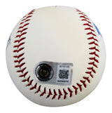 Dodgers Tommy Lasorda Signed Los Angeles Dodgers Logo Baseball BAS #BY101128