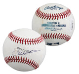 Rangers Ezequiel Duran Signed Practice Used Manfred OML Baseball JSA #AM11748