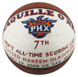Shaquille O'Neal Game Used Basketball Reaching 7th On NBA Career Scoring List