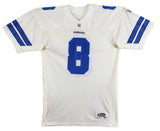 Cowboys Troy Aikman Authentic Signed White Wilson Authentic Jersey BAS #BU55012
