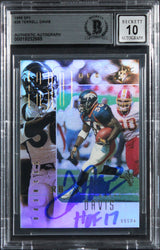 Broncos Terrell Davis "HOF 17" Signed 1999 SPX #28 Card Auto 10! BAS Slabbed