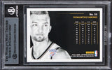 Thunder Domantas Sabonis Signed 2016 Panini Aficionado #55 Rookie Card BAS Slab