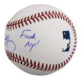Braves John Rocker "F*** NY!" Signed Robert Manfred OML Baseball JSA #CE86202