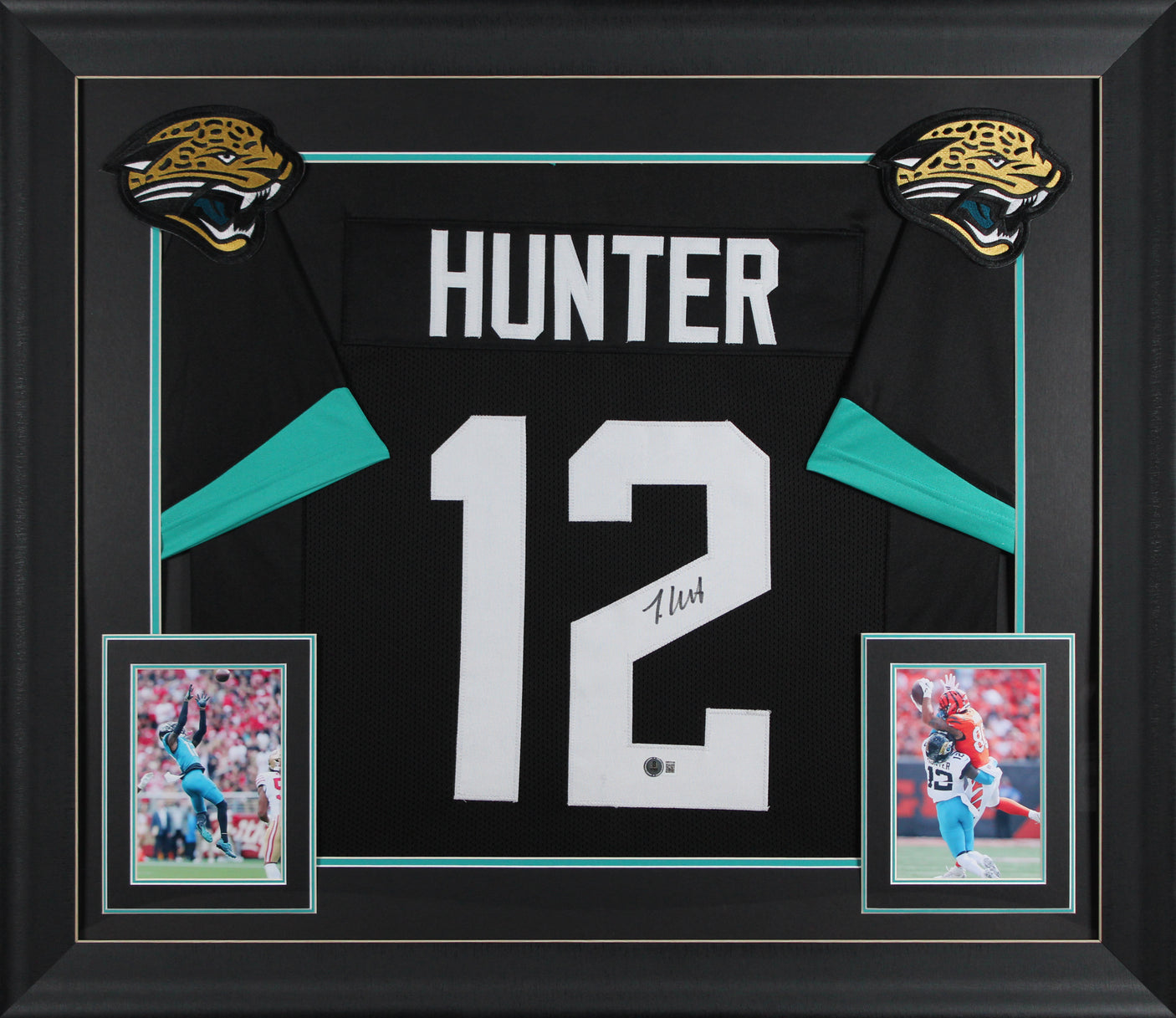 Travis Hunter Authentic Signed Black Pro Style Framed Jersey BAS Witnessed