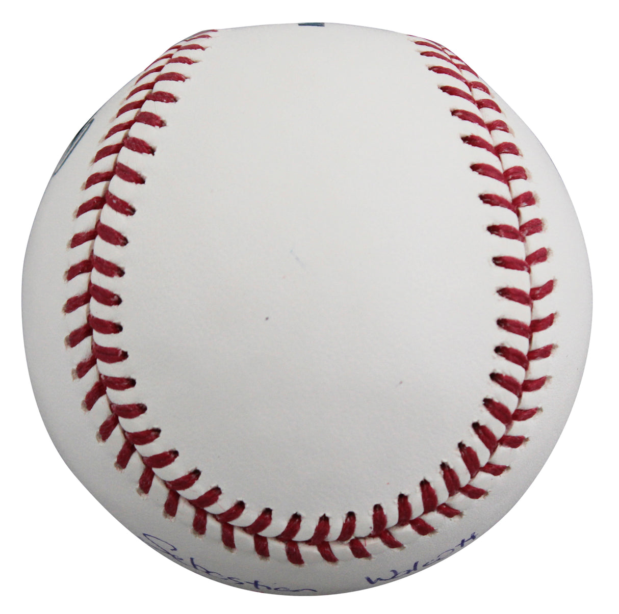 Rangers Sebastian Walcott Signed Robert Manfred OML Baseball BAS Wit #1W490721