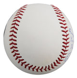 Rangers Eric Nadel "2x Insc" Signed 2023 WS Logo Baseball BAS Witness #1W235958