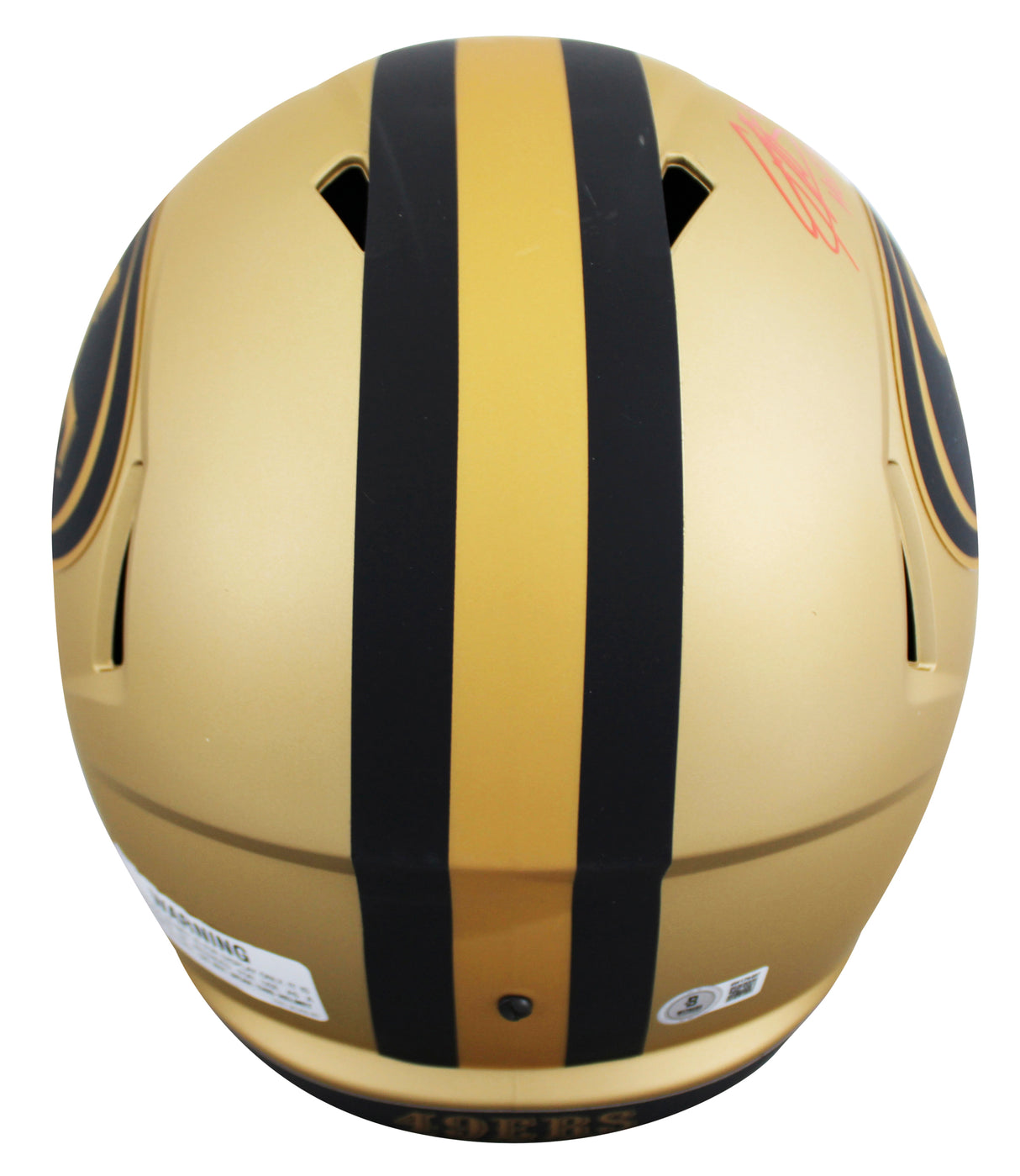 49ers Patrick Willis "HOF 24" Signed Rave Full Size Speed Rep Helmet BAS Witness