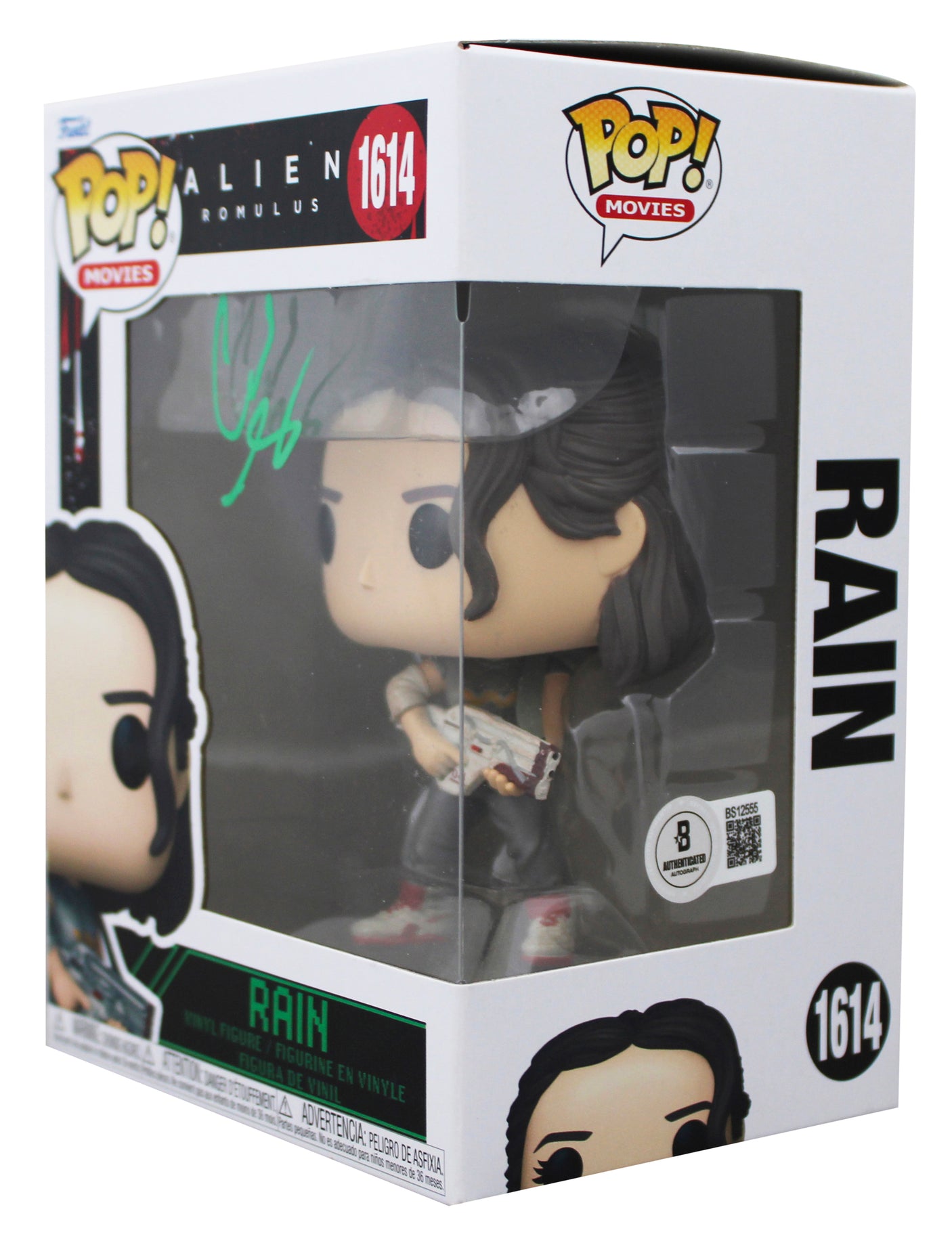 Cailee Spaeny Signed Alien: Romulus #1614 Funko Pop Vinyl Figure BAS #BS12555