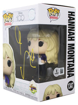 Miley Cyrus Signed Hannah Montana #1347 Funko Pop Vinyl Figure BAS #BR42617