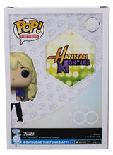 Miley Cyrus Signed Hannah Montana #1347 Funko Pop Vinyl Figure BAS #BR42617