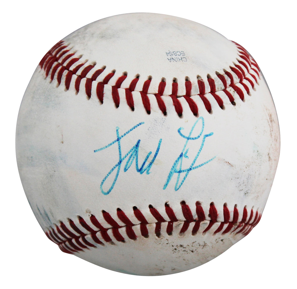 Rangers Jack Leiter Signed Game Used Official Minor League Baseball JSA #AI33294