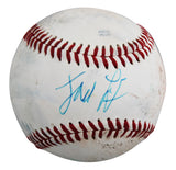 Rangers Jack Leiter Signed Game Used Official Minor League Baseball JSA #AI33294