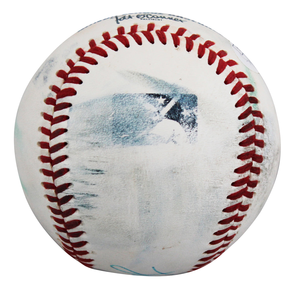 Rangers Jack Leiter Signed Game Used Official Minor League Baseball JSA #AI33294